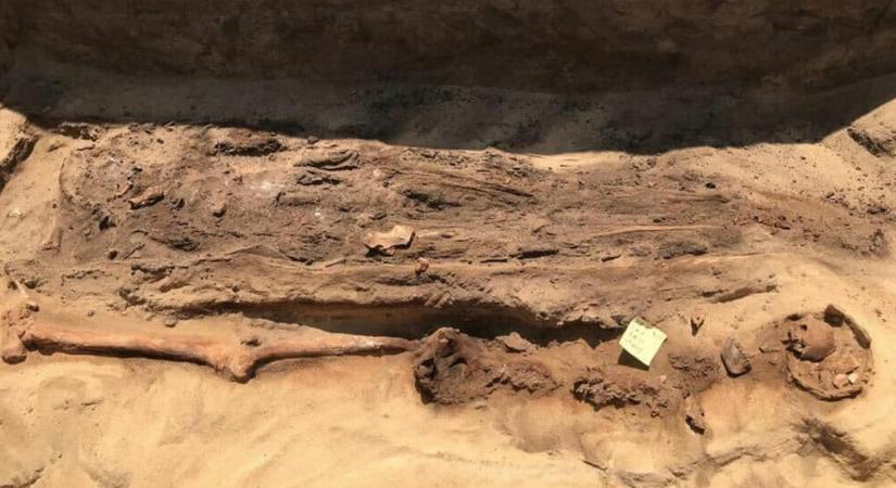 Aranyból készült nyelvvel beszédképessé tett múmiákat találtak a Nílus-deltában