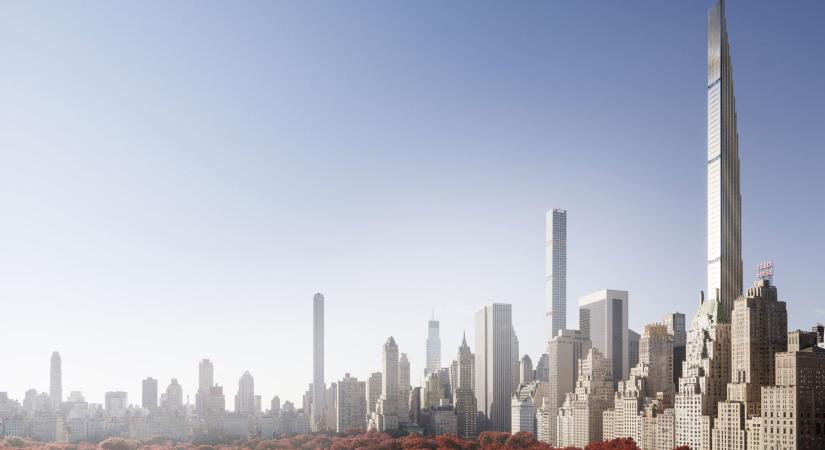 Szédítő képeken a világ legkarcsúbb felhőkarcolója