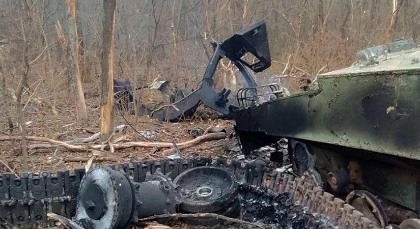 Kilőtték az oroszok az ukránok egyik legjobb tüzérségi lövegét
