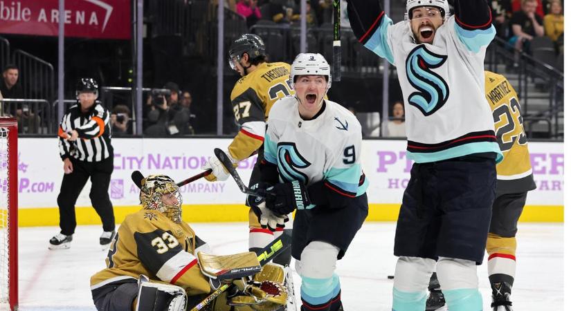 NHL: idegenben győzte le a nyugati elsőt a Kraken