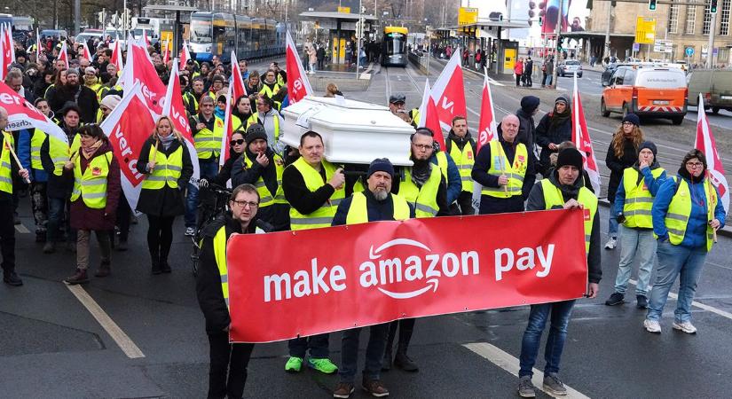 Nagy sztrájkot hozott a Black Friday az Amazonnál