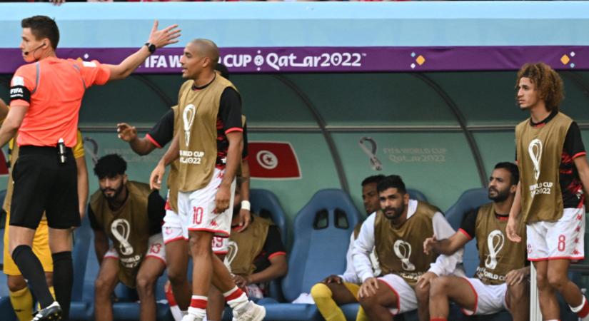 Durva veszekedés tört ki a pályán egy tunéziai játékos aljassága miatt