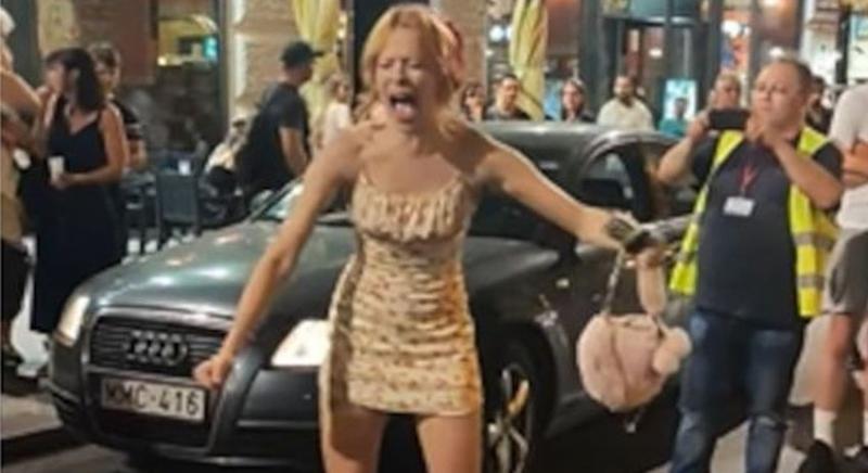 „Ku*va kiszámíthatatlan vagyok” – újabb videó került elő a katatüntetésen rendőröknek üvöltöző színésznőről