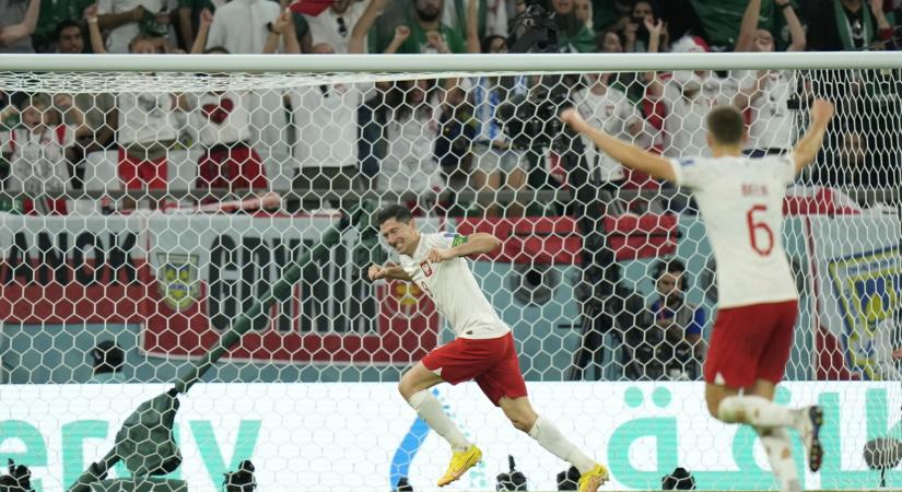 Robert Lewandowski meglőtte élete első vb-gólját – Lengyelország-Szaúd Arábia 2-0