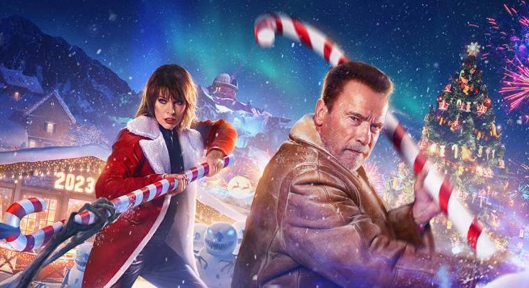 Karácsonyi háborúra készül Arnold Schwarzenegger és Milla Jovovich