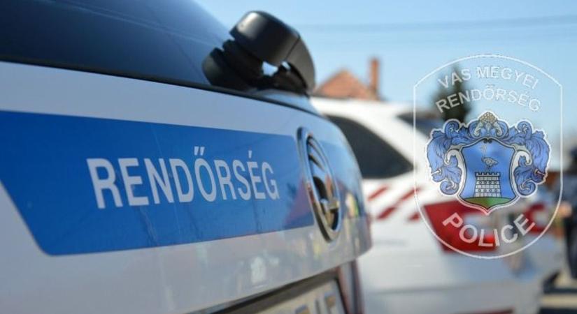 Hat balesetnél is helyszíneltek a rendőrök Vas megyében az elmúlt 24 órában