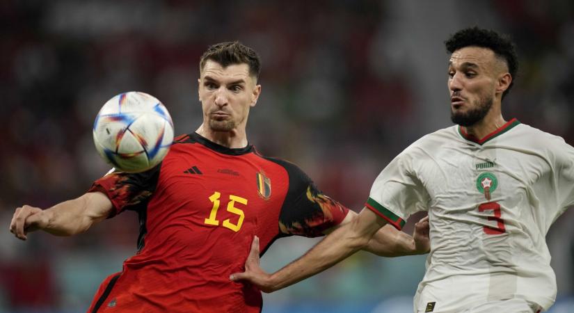Nagy meglepetés Katarban: Marokkó legyőzte Belgiumot