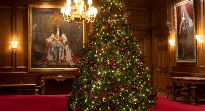 Karácsony a brit királyi családban: így díszítették fel a Windsori kastélyt