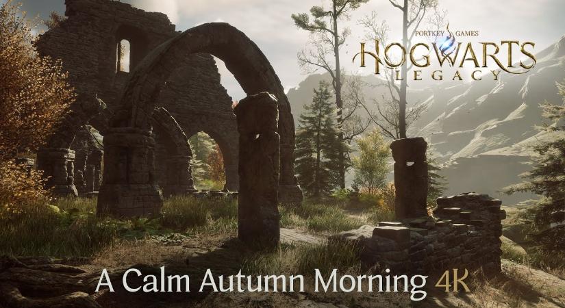 Egy nyugodt őszi reggelre invitál minket a Hogwarts Legacy legújabb videója