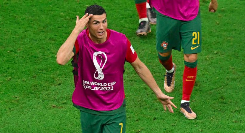 Az öltözőben Ronaldo azt mondta, hogy fogalma sincs, ő szerezte-e a gólt