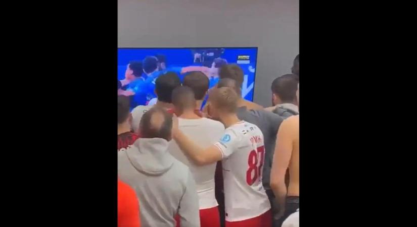 Így reagáltak a focisták az Orosz Kupa-meccsen kirobbant botrányos tömegverekedésre - videó