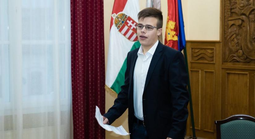 Ködmön Kristóf Tata új diákpolgármestere