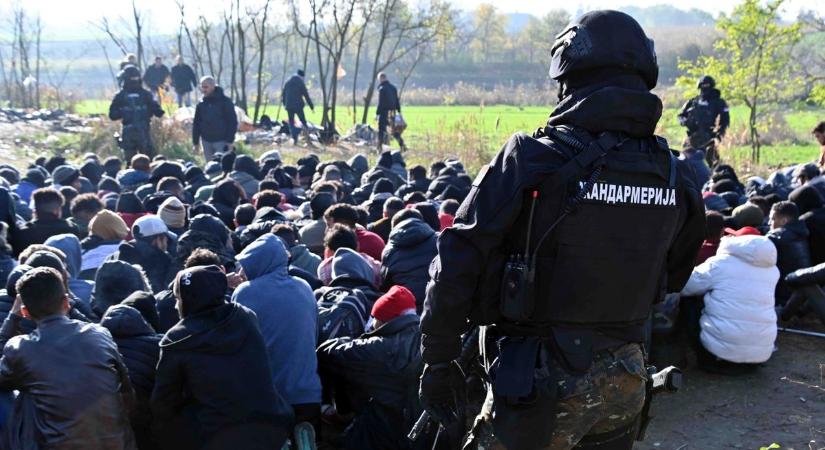 Idén százezer illegális bevándorlót vettek nyilvántartásba Szerbiában