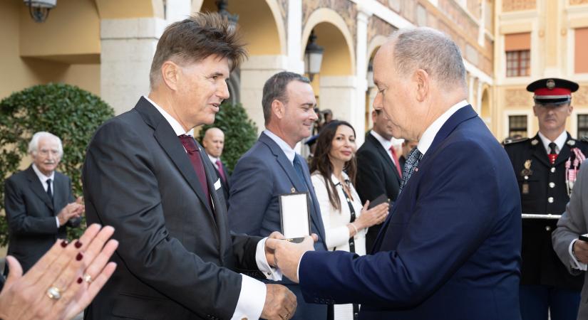 Rangos elismerést kapott Monacóban a BKIK elnöke