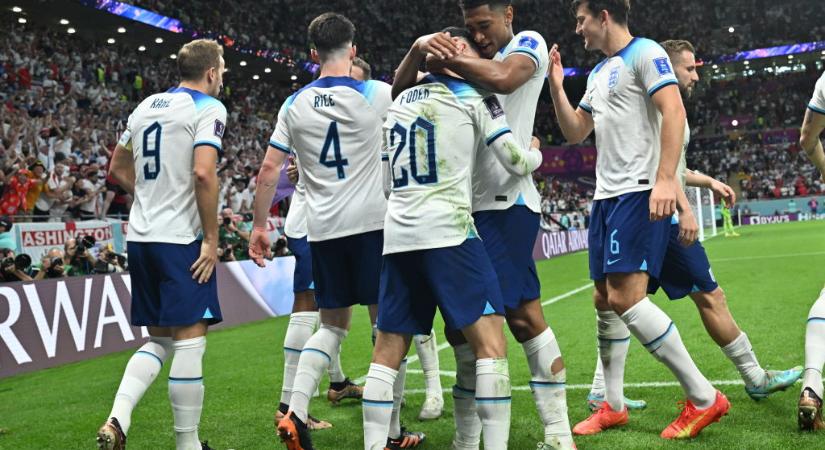 Vb 2022: Wales legyőzésével csoportelső Anglia – videóval