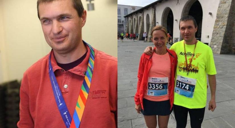 Gyerekként veszítette el a látását, ma maratonfutó: Riczu Tamás New Yorkban is sikereket ért el
