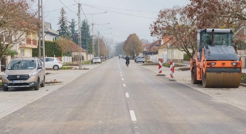 Elkészül a gyulai Tiborc utca felújítása
