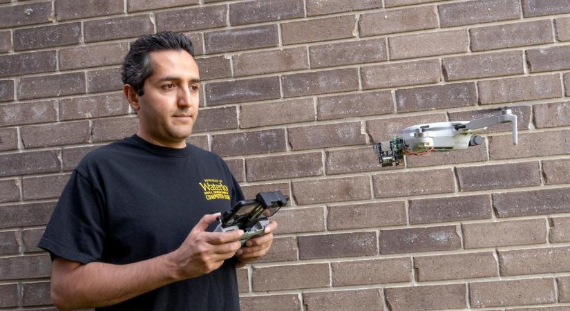 Ez a fenyegető drón wifit használ, hogy átlásson a falakon – ami még hacknek is rossz