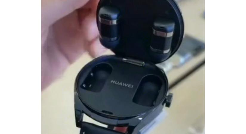 Rágógumi helyett fülhallgatót rejt majd a felnyithatós Huawei okosóra