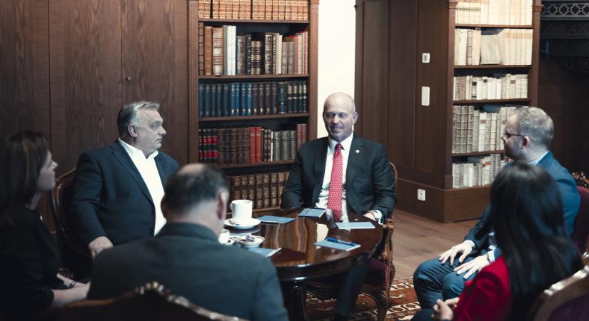 Orbán Viktor a Heritage Foundation vezetésével tárgyalt