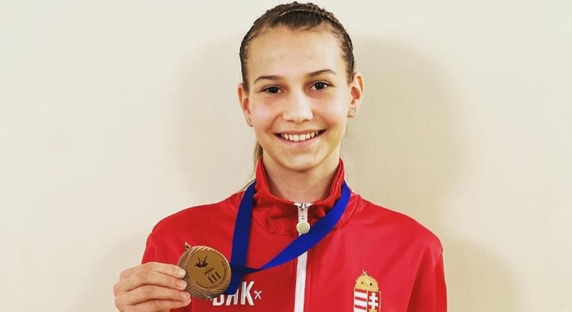 Mindkét Békés megyei légtornász bronzérmes Észtországban