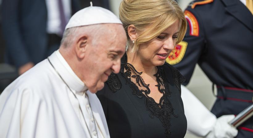 Vatikánban fogadja Čaputovát Ferenc pápa