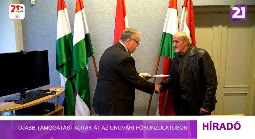 Újabb támogatást adtak át az ungvári főkonzulátuson (videó)