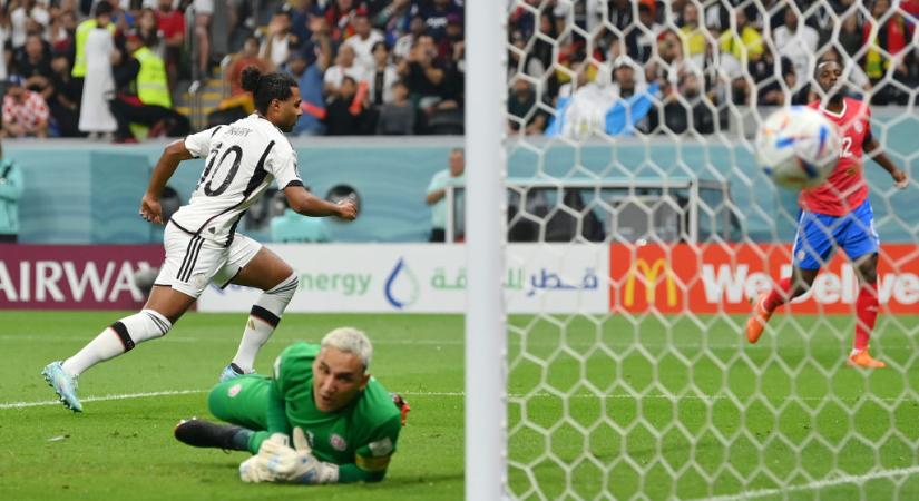 Vb 2022: Gnabry góljával máris vezet Németország! – videó