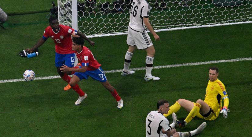 Németország megint kiesett, semmire se ment Costa Rica 4-2-es legyőzésével