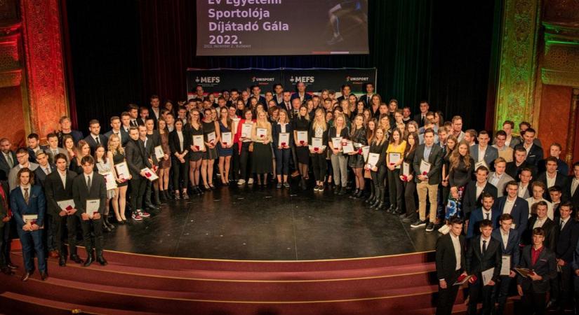 MEFS: rekordszámú díjazott az Év Egyetemi sportolója gálán