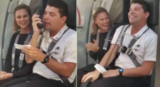 Rajzfilmfigurák hangjain köszöntötte az utasokat az utaskísérő (Videó!)