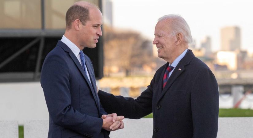 Vilmos herceg az USA-ban találkozott Joe Bidennel
