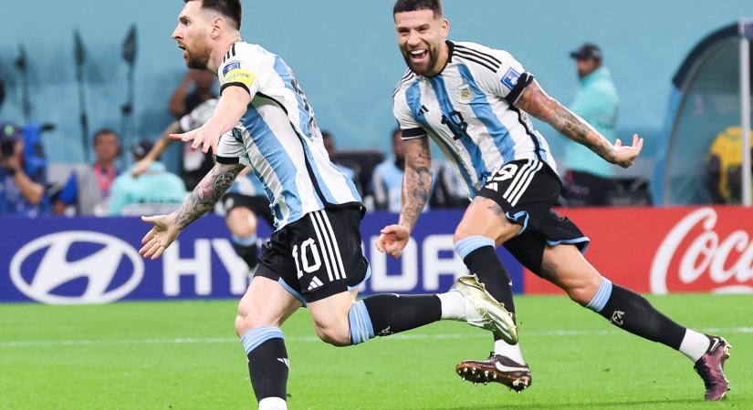 Messi ezredik meccsén gólt rúgott, Argentína ott van a nyolc között