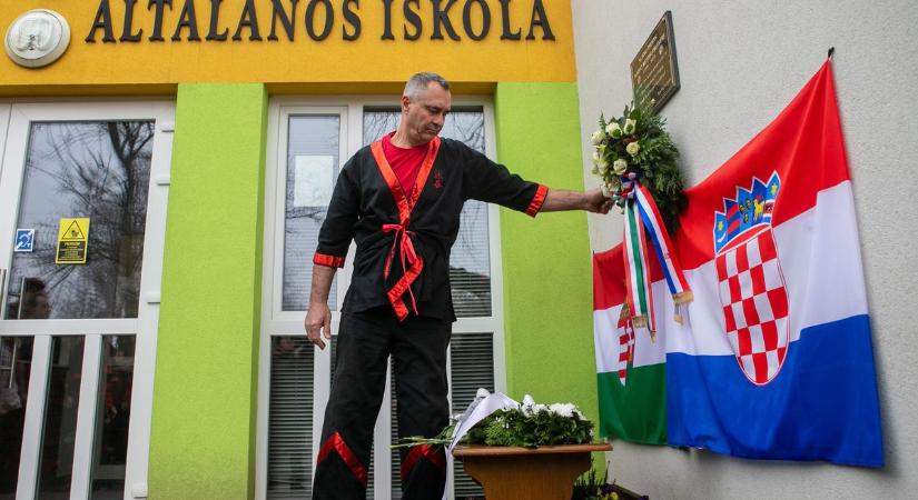 Felavatták Slavko Truntic emléktábláját
