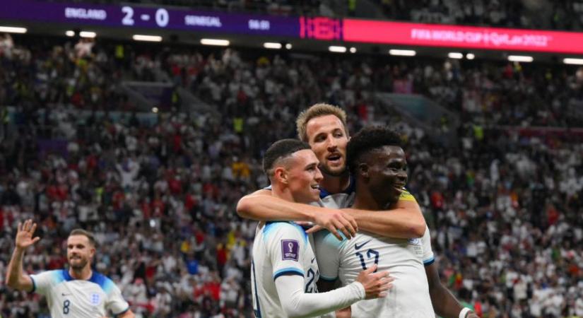 Anglia könnyedén legyőzte Szenegált, a franciák várják a negyeddöntőben