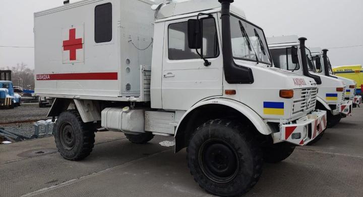 Ukrajna három mentőautót kapott Észtországtól