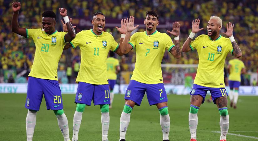 Gálázott a brazil válogatott a vb-nyolcaddöntőben
