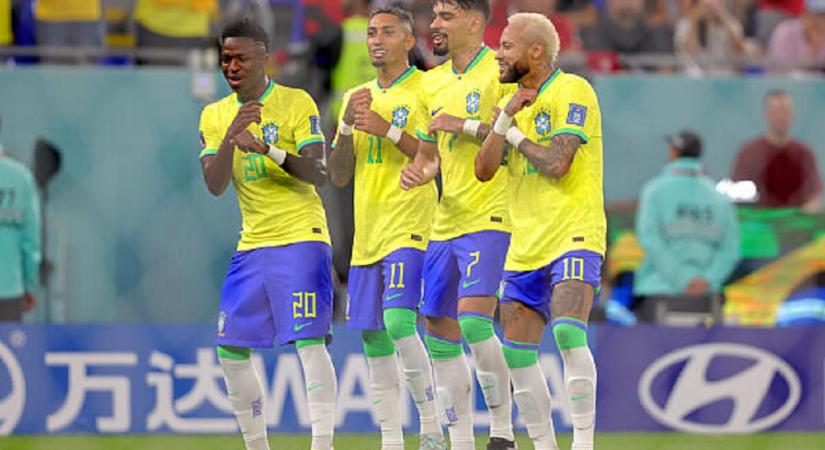 Foci-vb: hódított a brazil szamba, betáncolt Brazília a negyeddöntőbe