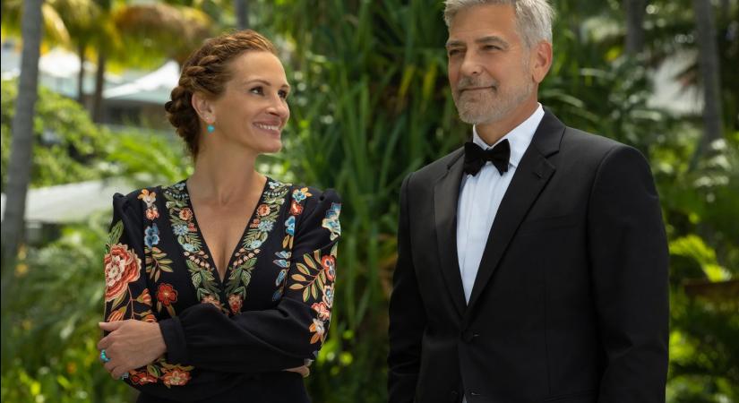 Julia Roberts George Clooney arcát hordta magán estélyi gyanánt