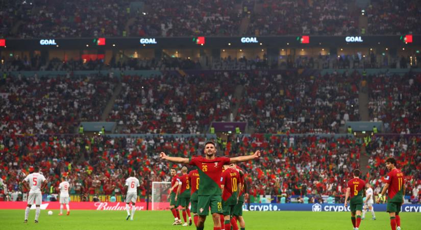 Vb 2022: Goncalo Ramos mesterhármas és portugál gála Svájc ellen a nyolcaddöntőben – videóval