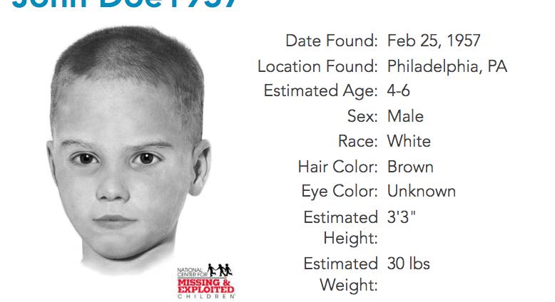 65 év után sikerült azonosítani a philadelphiai gyereket, akinek a holttestét egy kartondobozban találták meg