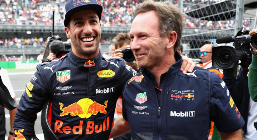 A Red Bull csapatfőnöke szerint Ricciardo hülyeséget csinált