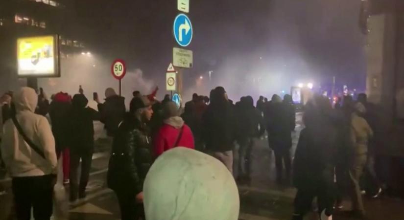 Marokkó továbbjutott, újra zavargások voltak Brüsszelben