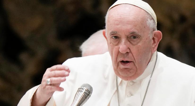 Ferenc pápa a holokauszt borzalmaihoz hasonlította az ukrajnai háborút
