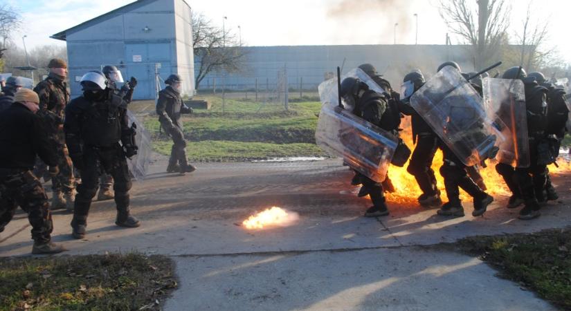 Molotov-koktéllal dobálták meg a vásárhelyi katonákat