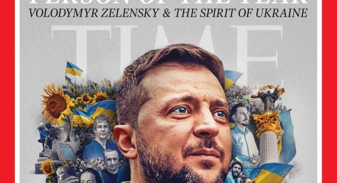 Zelenszkijt választotta az év emberének a Time magazin