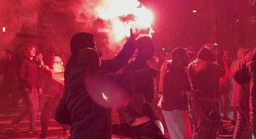 Több mint ötven embert tartóztattak le Hollandiában Marokkó meccse után