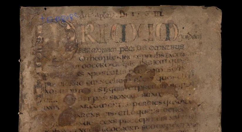 Rejtett női nevet és furcsa firkákat találtak egy középkori kéziratban
