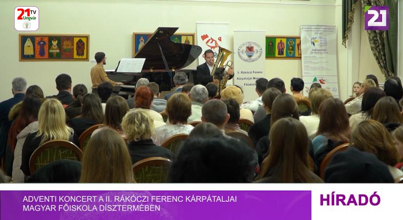 Adventi koncert a II. Rákóczi Ferenc Kárpátaljai Magyar Főiskola dísztermében (videó)