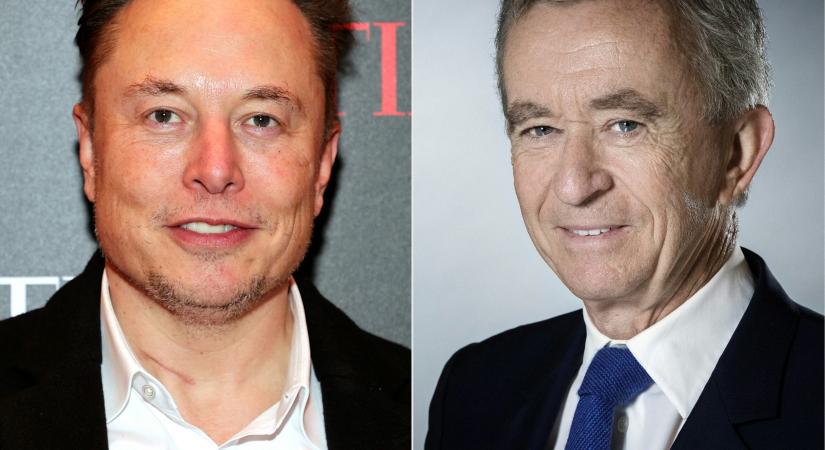 A Louis Vutton tulajdonosa néhány órára letaszította Elon Muskot a világ leggazdagabb emberének trónjáról